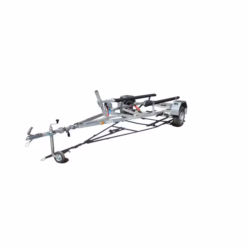 Прицеп лодочный одноосный Вектор ЛАВ 81015, ролики