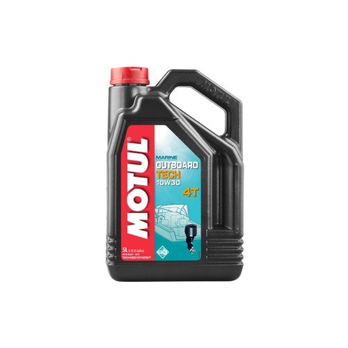 Масло моторное полусинтетическое для 4T лодочных моторов Motul Outboard Tech 10W30, 5 л