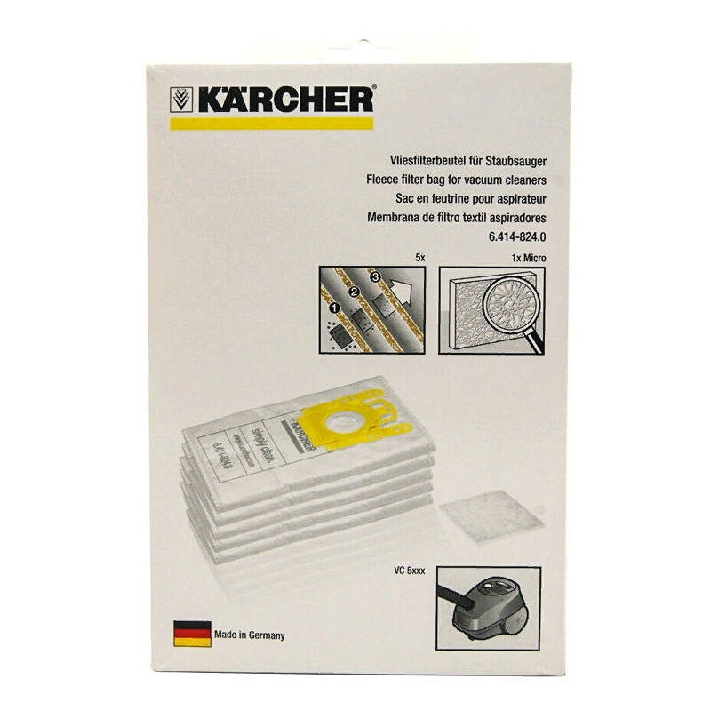 Мешки для пылесосов Karcher VC 5 6.414-824.0, 5 шт.