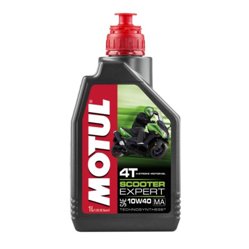 Масло моторное полусинтетическое для 4Т скутеров Motul Scooter Expert 10W40 SL, 1л