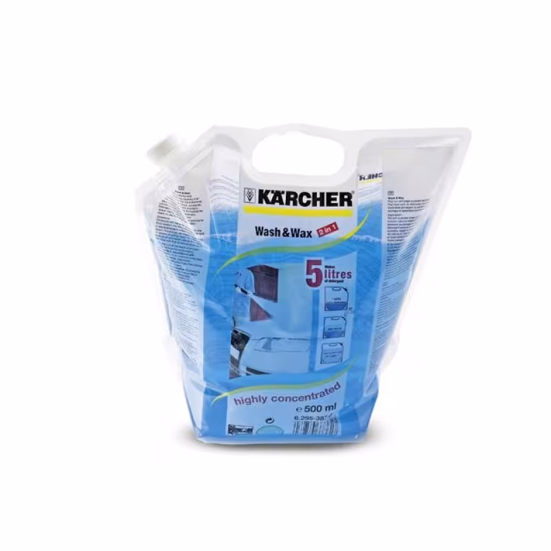 Автошампунь с воском Karcher Wash&Wax 6.295-387.0, 0.5 л