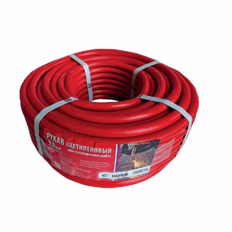 Рукав ацетиленовый KRASS d= 9 красный REDIUS PREMIUM