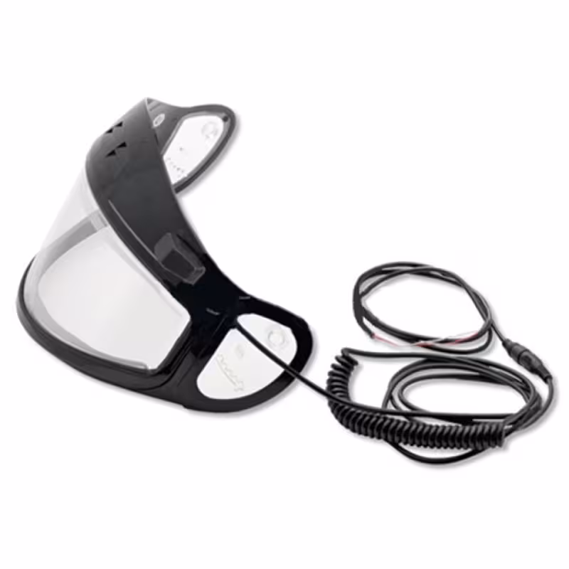 Визор с двойным стеклом и подогревом для мотошлемов Vega Altura, Summit II, Mach ​I, прозрачный