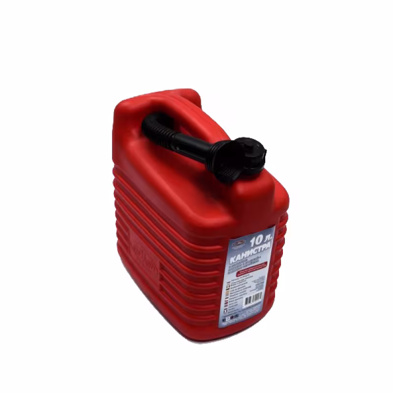 Канистра пластиковая для топлива Мамонт M-787, красный, 10 л