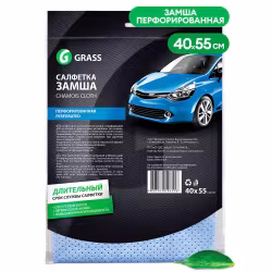 Салфетка из искусственной замши для сушки кузова Grass IT-0321, 55х40 см
