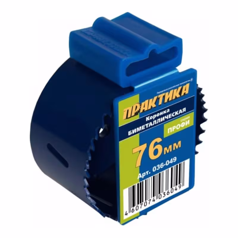 Коронка биметаллическая Практика 036-049, 76 мм