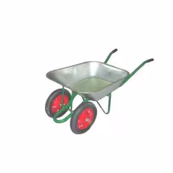 Тачка садовая двухколесная WB 4007, 65 л