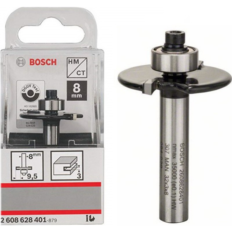 Фреза пазовая дисковая Bosch 2608628401, D=32 мм