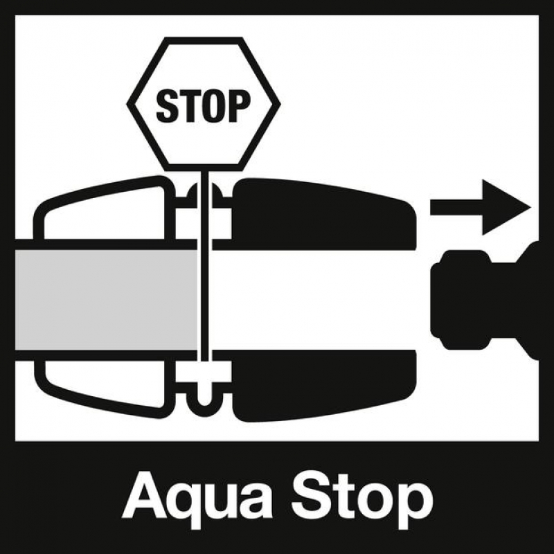 Коннектор с аквастопом для шланга Karcher 1/2"-5/8"-3/4"