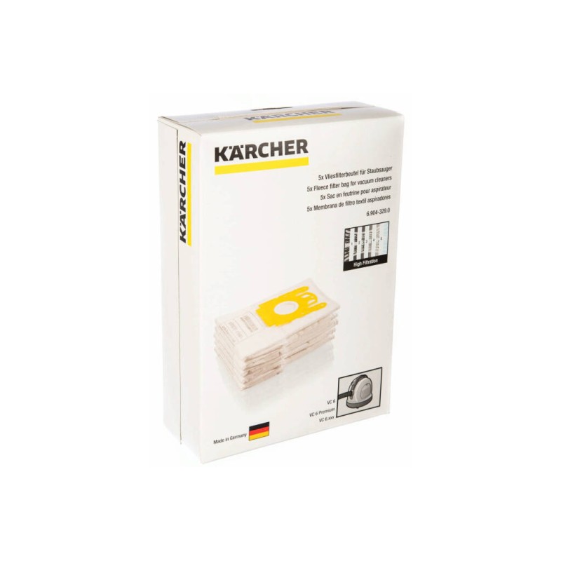 Мешки для пылесосов Karcher VC 6 6.904-329.0, 5 шт.