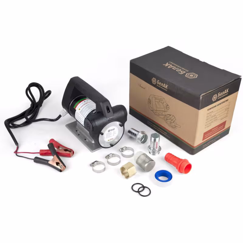 Насос для перекачки топлива БелАК Антей 11028, 12В, 80 л/мин