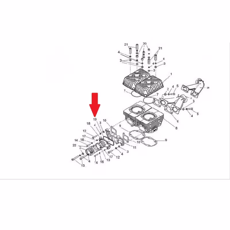 Кольцо впускного коллектора на снегоход Тайга С40500025