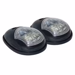 Огонь навигационный бортовой 900033, красный/зеленый (2 шт.)