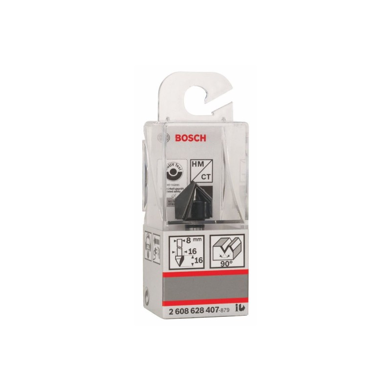 Фреза пазовая Bosch 2608628407, D=16 мм