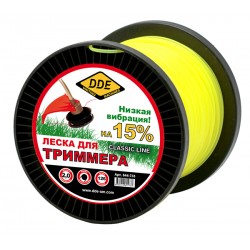 Корд триммерный DDE Classic Line, круглый, 2,0мм*126м