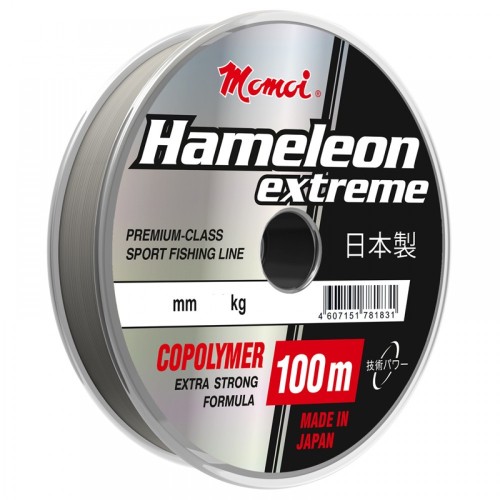 Леска монофильная Momoi Hameleon Extreme 0.19 мм, 4 кг, 100 м