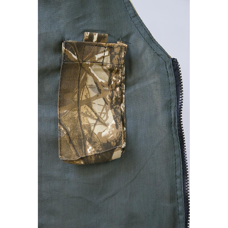 Жилет разгрузочный мужской Hiter Рыбак, ткань Рипстоп, зеленый камуфляж, размер 44-46 (S)