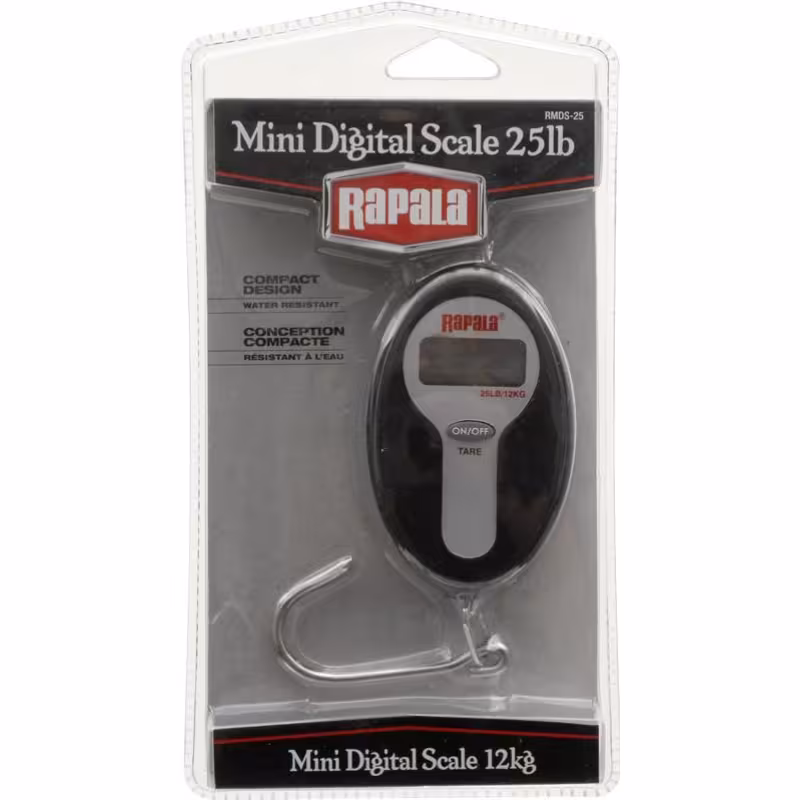 Весы электронные (безмен) Rapala Mini RMDS-25, до 12 кг