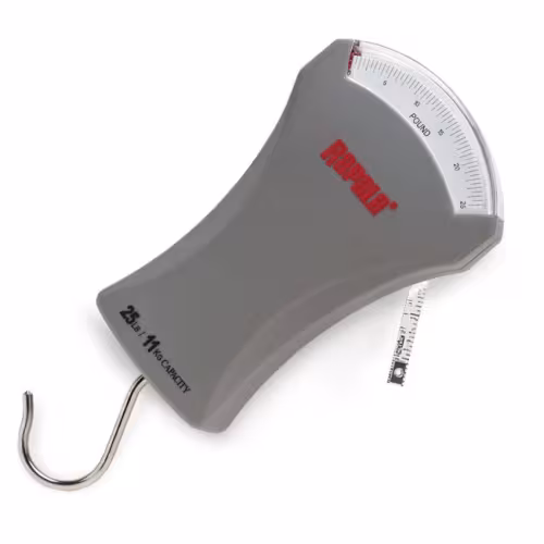 Весы механические (безмен) с рулеткой Rapala RSMS-25, до 11 кг