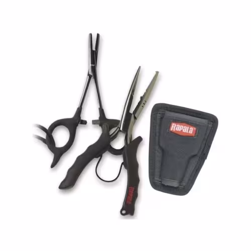 Набор рыболовный Rapala 7 RTC1 (плоскогубцы, щипцы, чехол)