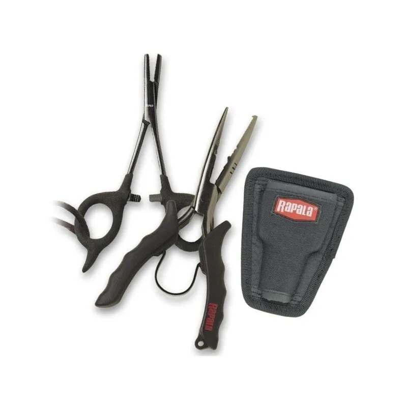 Набор рыболовный Rapala 7 RTC1 (плоскогубцы, щипцы, чехол)