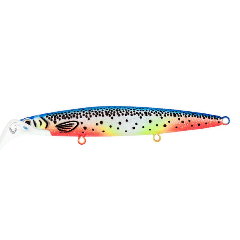 Воблер плавающий Strike Pro Scotter Minnow 110F, 110 мм, 11,8 г, цвет A141