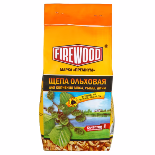Щепа для копчения ольховая FIRE WOOD 200гр