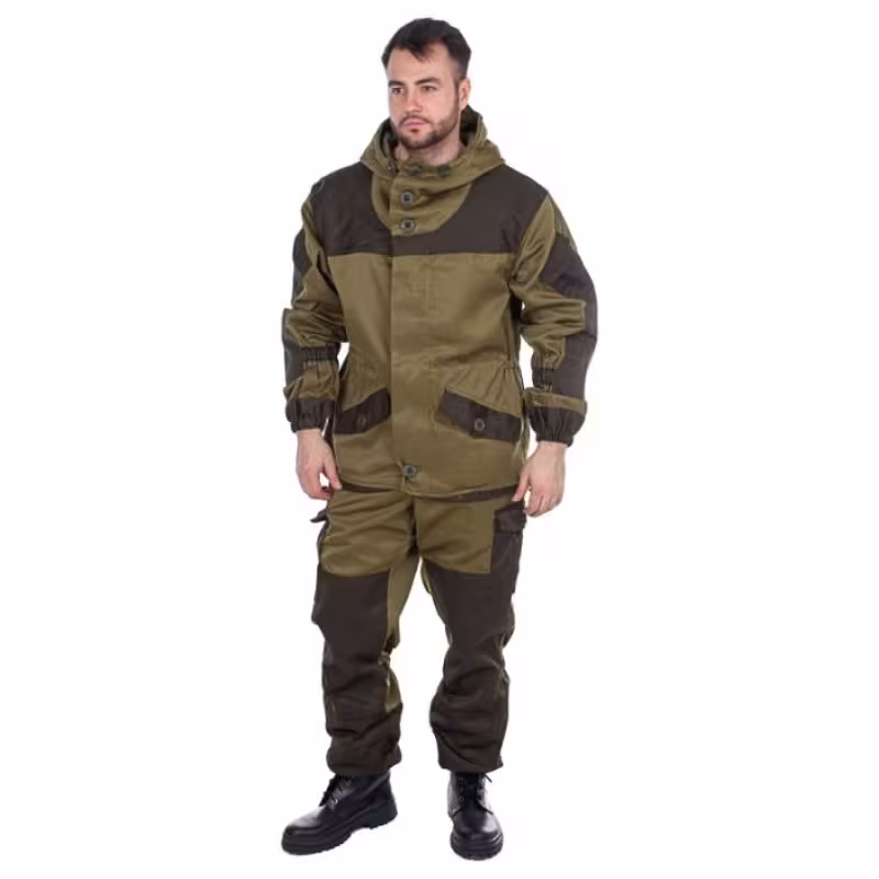Костюм мужской Huntsman (Восток) Горка -5, ткань Грета/палатка, хаки/коричневый, размер 60-62