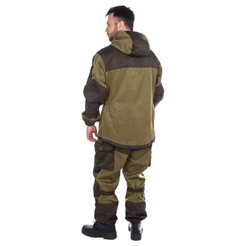 Костюм мужской Huntsman (Восток) Горка -5, ткань Грета/палатка, хаки/коричневый, размер 60-62