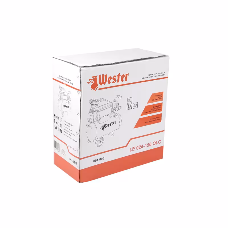 Компрессор поршневой масляный Wester LE 024-150 OLC 284328