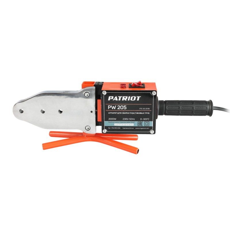Аппарат для сварки труб ПВХ Patriot PW205