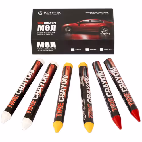 Мел для резины Rossvik, 1 штука