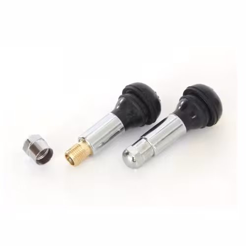 Вентиль для бескамерных шин Rossvik TR-414C, хромированный, 1 штука