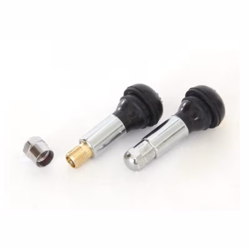 Вентиль для бескамерных шин Rossvik TR-414C, хромированный, 1 штука