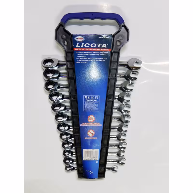 Набор ключей рожково-накидных Licota ARW-11MK07, 8-19 мм, 12 предметов