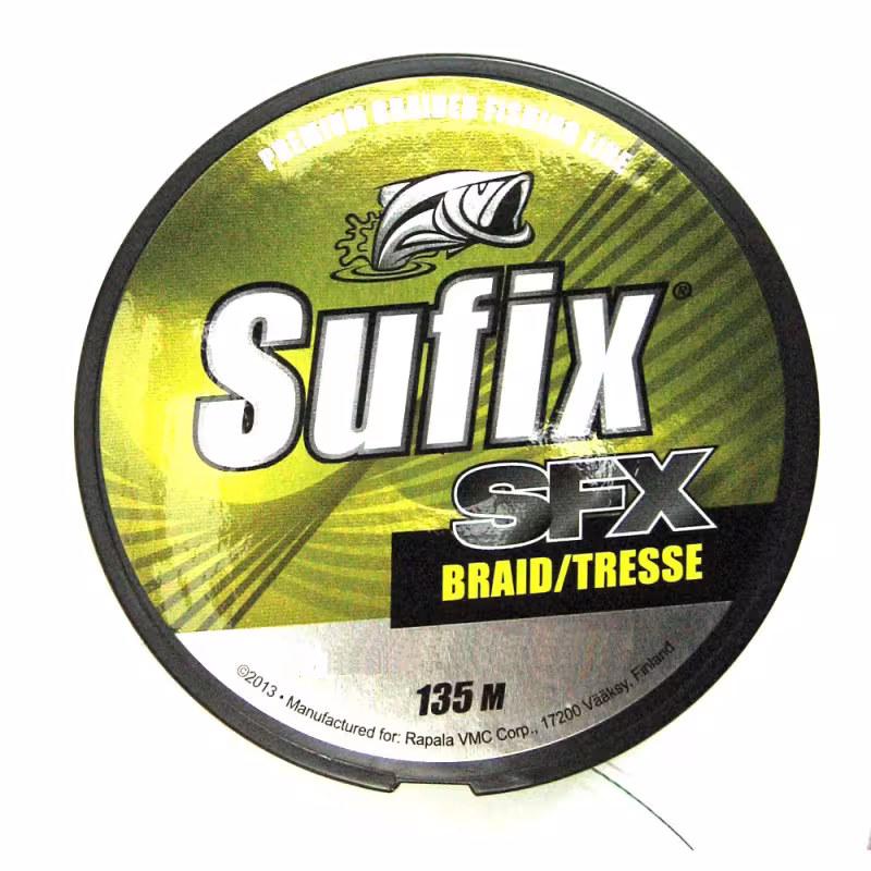 Леска плетеная Sufix SFX Braid 0.30 мм, 17 кг, 135 м