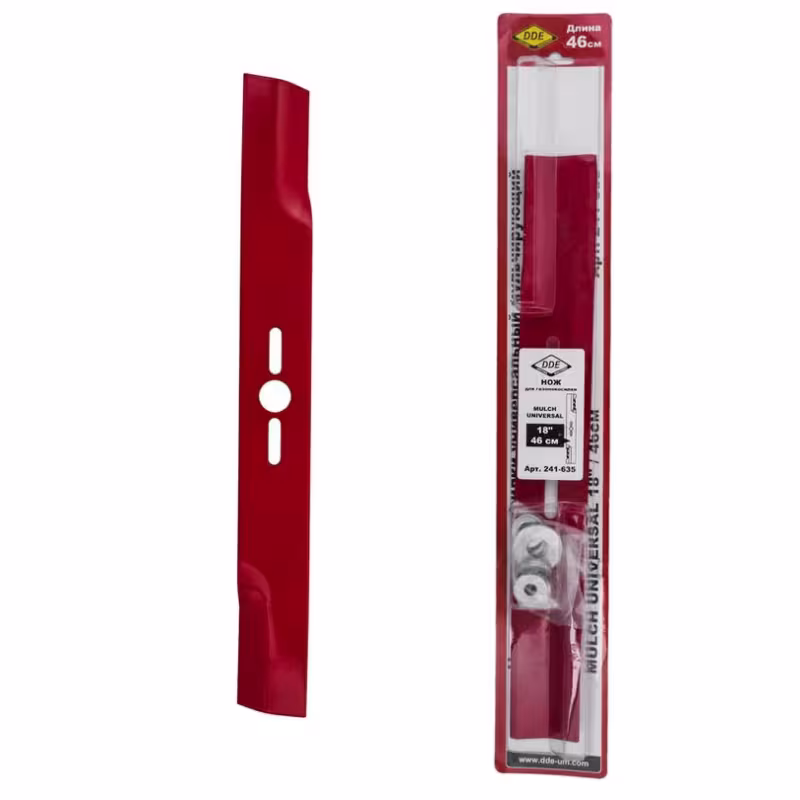 Нож для газонокосилки DDE Universal Mulch, 18''/46 см, мульчирующий