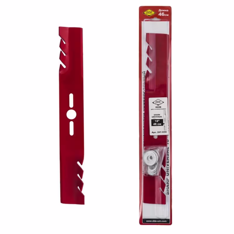 Нож для газонокосилки DDE Universal Shark, 18''/46 см