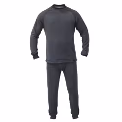 Комплект термобелья мужской Huntsman, флис, черный, размер 44-46 (S)