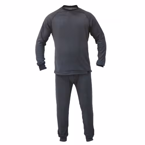 Комплект термобелья мужской Huntsman, флис, черный, размер 56-58 (XXL)