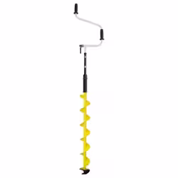 Ледобур ручной Тонар Iceberg Euro 130R, желтый