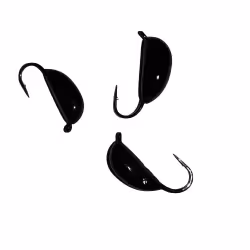 Мормышка с ушком Чесночинка (6гр.) черная