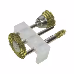 Набор латунированных кордщеток FIT 36904, 3 шт.