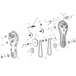 Вал входной редуктора Нева для МБ-1