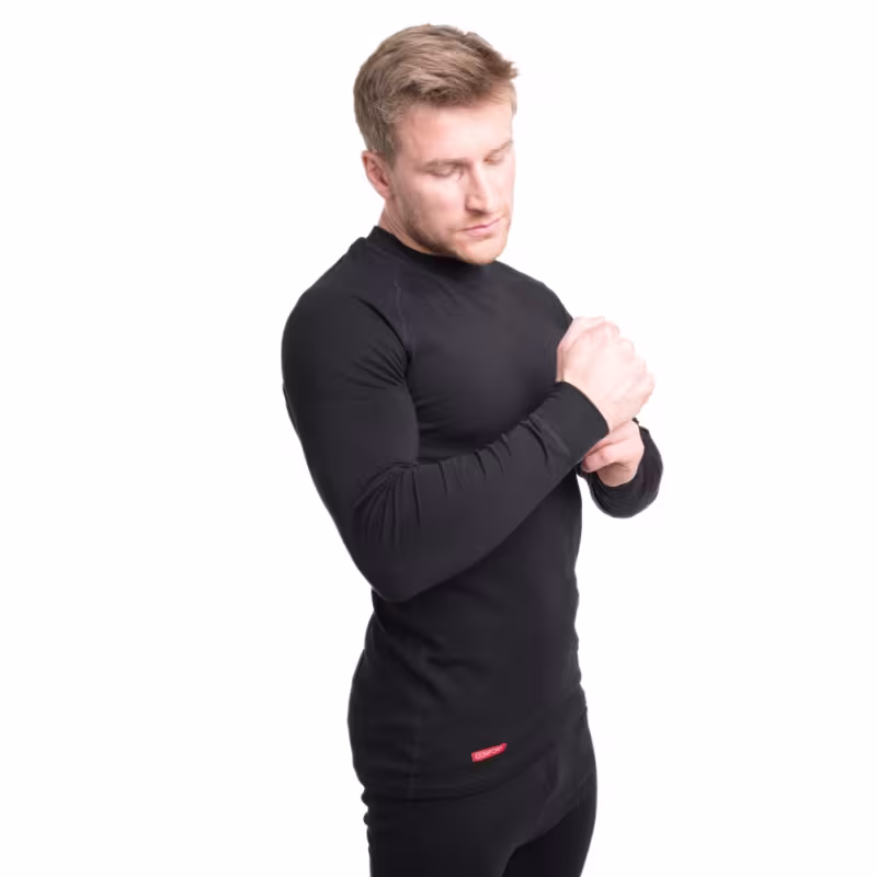 Комплект термобелья мужской Comfort Extrim, ткань Sunlite, черный, размер 48, 170-176 см