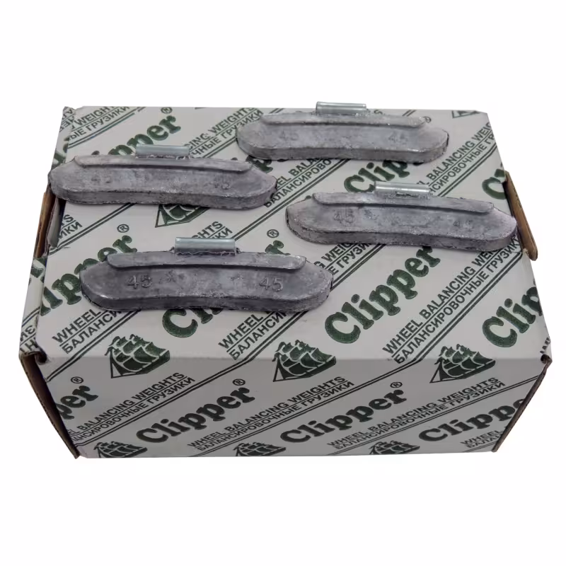 Грузики балансировочные для стальных дисков Clipper 45 г (50 шт.)