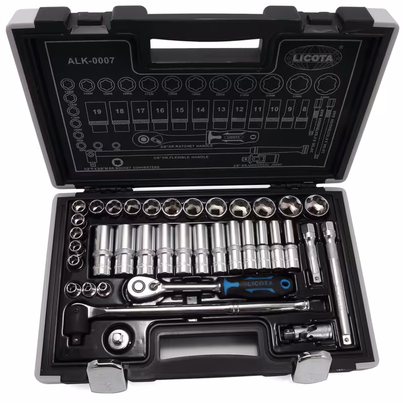 Набор головок Licota ALK-0007, 37 предметов