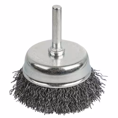 Кордщетка для дрели чашеобразная мягкая 63мм Практика