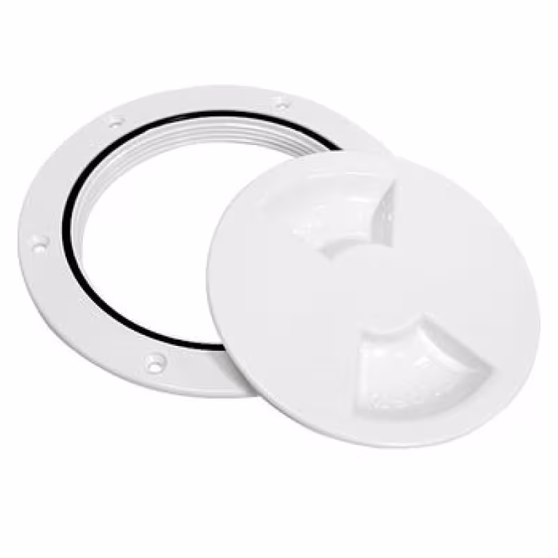 Люк смотровой 710127, 150 мм, белый