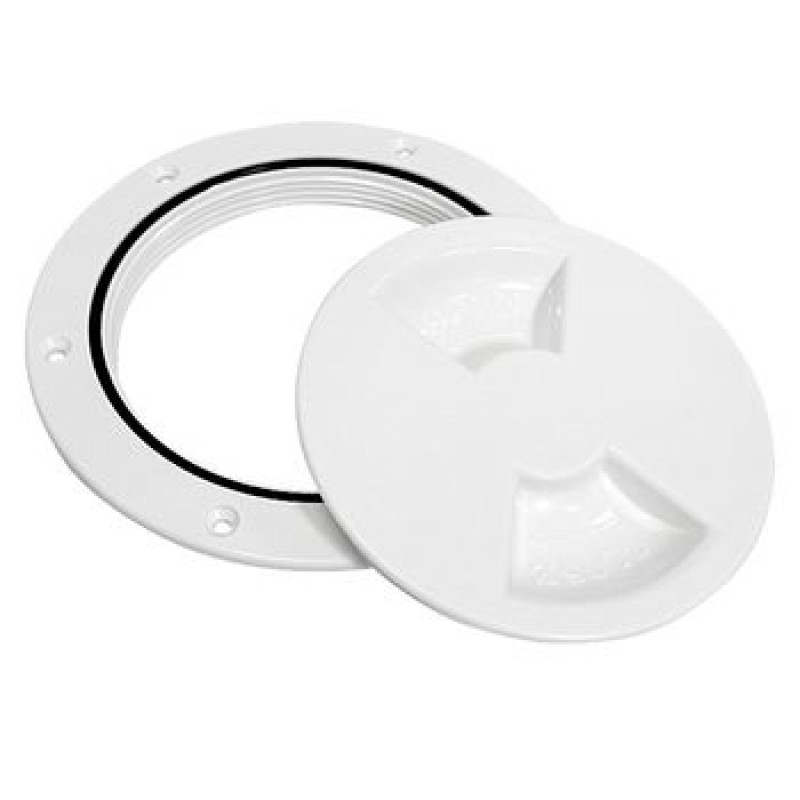 Люк смотровой 710127, 150 мм, белый